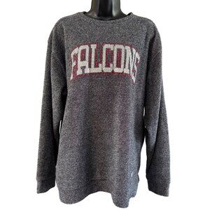 Varsity Spirit Falcons  Sweatshirt MD Black & Gray Crewneck Pullover